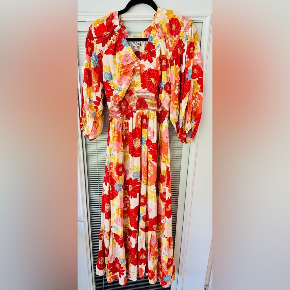 Polagram Multicolor Floral Dress